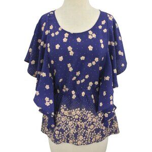 PAUL & JOE SISTER Floral print silk blouse